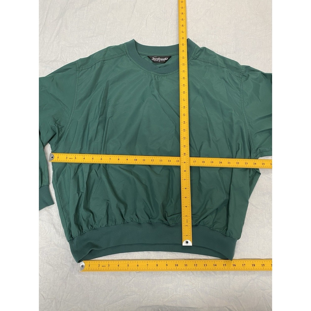 Vintage Sportsmaster USA Pullover Windbreaker Crewneck Green Mens L - Picture 5 of 6